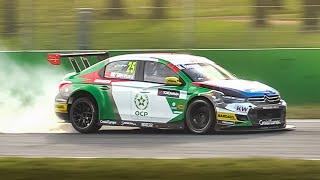 380hp Citroën C-Elysée TC1 WTCC Car: Race Start Tests & Sounds in action at Monza Circuit!