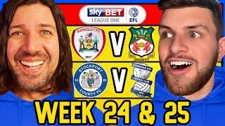 LEAGUE 1 WEEK 24 & 25 PREDICTIONS