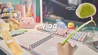 a Chinese student’s vlog resetting for the new semester | productive-ish, studying, enjoying hobbies