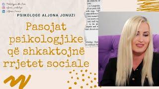 Psikologia Aljona Jonuzi tregon pasojat psikologjike që shkaktojnë rrjetet sociale!