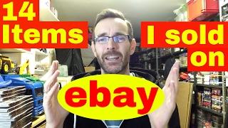 14 Items I sold on eBay - how to make money on eBay