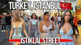 Istanbul 2024 in 4K  | From Istiklal Street to Taksim Square Walking Tour