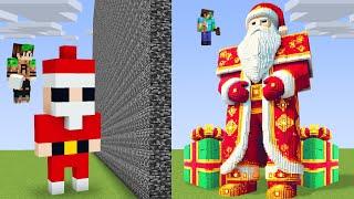 I Cheated with SANTA in Minecraft Build Battle