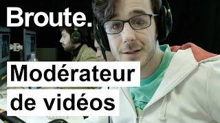 Son métier : regarder des vidéos choquantes ! - Broute - CANAL+