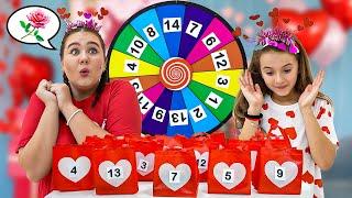 Ruby and Bonnie Mystery Wheel Valentines Surprise Gift Challenge