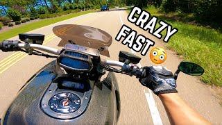 Riding a 1200cc SPORT BIKE For The First Time! (Ducati Diavel)