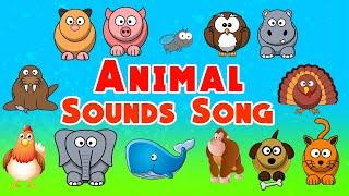 Animal Sounds Song | Nursery Rhymes for Babies | LittleKidsTV