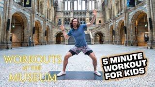 5 Minute Workout for Kids | Hintze Hall | Natural History Museum