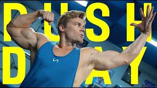 PUSH DAY WORKOUT for MAXIMUM SIZE (Chest, Legs, Shoulders, Triceps)