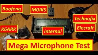 Ham radio  microphone test