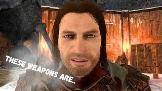 What Does Celebrimbor And Talion Think About Uruk's Weapons?