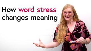 Word Stress: 1 Sentence, 7 Different Meanings!