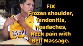 Fix Frozen shoulder, Tendonitis, Neck pain at Headaches - Dr. Jun Reyes PT DPT