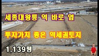 매물번호 4 - 109경강선 세종대왕릉역 바로 접한 투자가치 좋은 여주땅, 장기투자로 아주 좋은 여주부동산 세종대왕면부동산