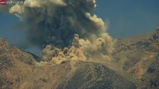 Nov 5, 2024: Semeru Volcano Eruption Caught on Camera