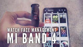 Watch Faces Management | Mi Band 4