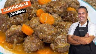 Albóndigas caseras receta fácil y tradicional