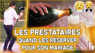 FUTURS MARIES  : Quand réserver ses prestataires pour son mariage ?