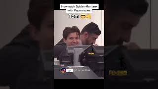 All 3 Spider-Man Dealing Paparazzi 