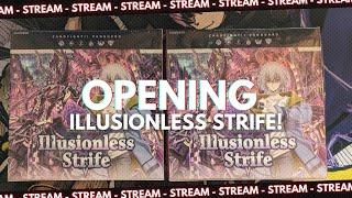 Opening 2 boxes of Illusionless Strife! [Cardfight Vanguard Standard deck building stream]
