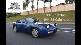 Porsche 944 S2 Cabriolet, a Beautiful Speedster like low slung convertible with POP up headlights