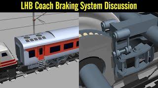 LHB bogie braking system discussion| #lhb coach braking system