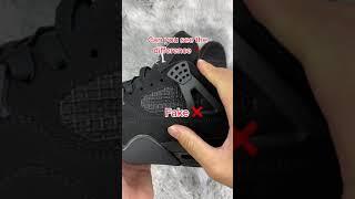 Jordan 4 Black cat REAL vs FAKE