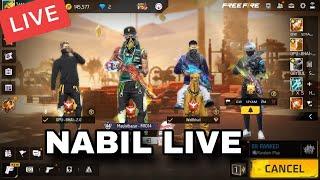 FreeFire Live- Grandmaster hard Lobby Rank push  Nabil Gamer4 is Live BR Rank  Push