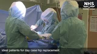 Same day discharge for NHS Golden Jubilee’s hip replacement patients