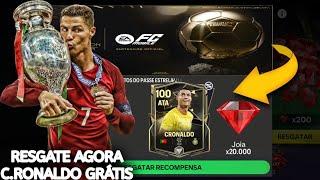 RESGATE JÁ  RECOMPENSA CRISTIANO RONALDO GRÁTIS P/ TODOS NO FC MOBILE 25 