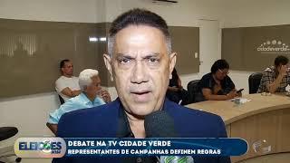 TV Cidade Verde reúne representantes de campanhas para definir regras do 1º debate eleitoral