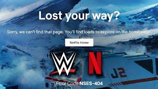 Bad News for WWE on Netflix..