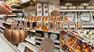 FALL 2024 DECOR AT MICHAELS! NEW FALL DECOR 2024! #fall2024 #falldecor #cozyfall #fallvibes