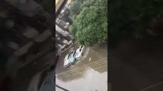 Dozens Of Cars Submerged In Rainwater At Dolphin Estate, Lagos