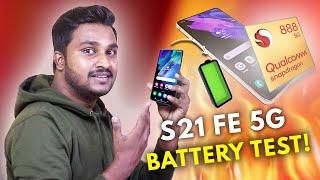 Samsung S21 FE 5G SD 888  Battery Charging Test & Screen On Time!