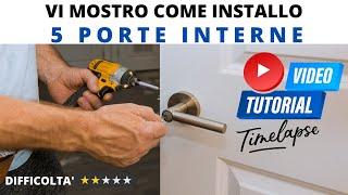 Interior doors installation