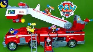 Paw Patrol Ultimate Rescue Fire Truck Toys Marshall Fireman Best Toys Ever for Kids Video