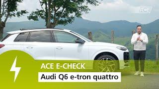 Audi Q6 e-tron quattro im ACE E-Check