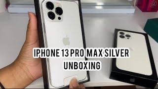 IPHONE 13 PRO MAX 256BG SILVER UNBOXING + ACCESSORIES #iphoneunboxing#iphone13promax