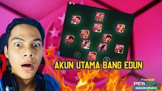 AKUN PES UTAMA BANG EDUN DARI JAMAN 2018 SAMPAI SEKARANG | AKUN YANG NEMENIN NGEYOUTUBE PES MOBILE