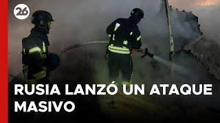 Rusia lanzó un ataque masivo contra el sistema energético de Ucrania