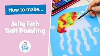 How to make Jelly Fish Salt Painting | Baker Ross