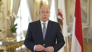 Allocution de S.A.S. le Prince Albert II sur la crise humanitaire ukrainienne.