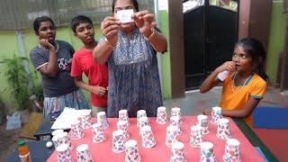 Cup க்குள்ளே எது வேணுனாலும் இருக்கும்| Mystri Cup Challenge .