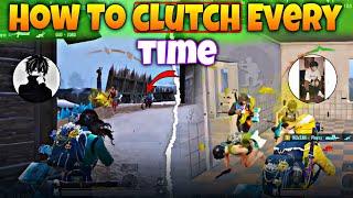 How To clutch Every Time Like @TheBixiOP@Kemo..  || 1vs4 secret Tips