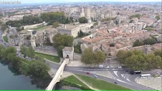 AVIGNON Le pont Saint-Bénézet, le Palais des papes 4K