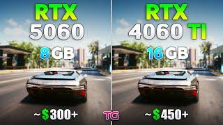 RTX 5060 vs RTX 4060 Ti - Test in 10 Games | 1440p
