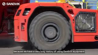 Sandvik Diesel Electric Truck development with Byrnecut