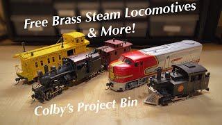 Colby’s Project Bin - Free Brass Steam Locomotives  & More!