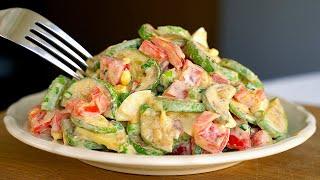Eat this salad every day for dinner and you'll lose 26 kg of belly fat in a month!